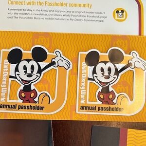 Disney World Annual Passholder Car Magnets